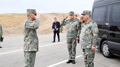 Zakir Həsənov birgə hərbi təlimdə iştirak edib