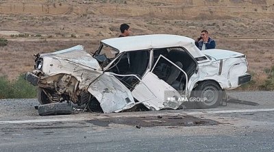 Hacıqabulda AĞIR QƏZA: 4 yaralı var - FOTO/VİDEO