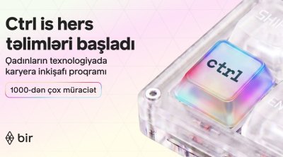 Texnologiyada qadın gücü: Bir "Ctrl is hers&rdquo; qalibləri üçün təlimlərə başlayıb