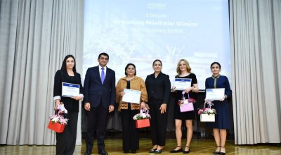 ADNSU-nun müəllimlərinə Beynəlxalq Müəllimlər Günü münasibətilə yüksək məbləğdə mükafat verildi – FOTO