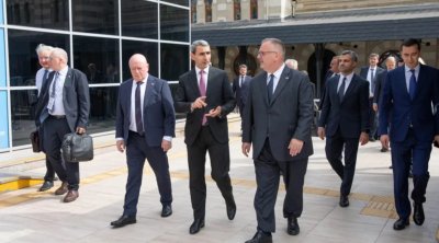 Çexiyanın nəqliyyat naziri Bakı Dəmiryol Vağzalında &ndash; FOTO