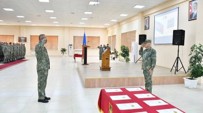 Azərbaycan Ordusunda zabitlərin təkmilləşdirmə kursu başa çatdı - FOTO