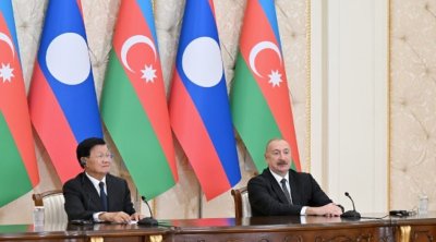 Laos Prezidentinin Azərbaycana səfərindən yaddaqalan anlar &ndash; VİDEO