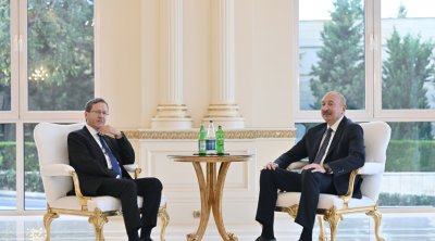 İlham Əliyevin İsrail Prezidenti ilə görüşü olub - FOTO