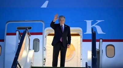 Şavkat Mirziyoyevin Azərbaycana işgüzar səfəri başa çatdı - FOTO