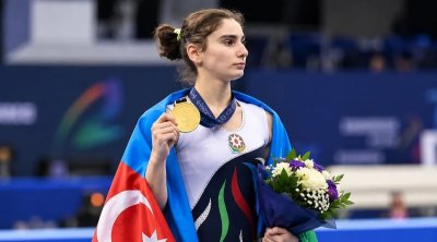 Azərbaycan gimnastı Dünya Kubokunda qızıl medal qazandı
