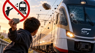ADY qatarlarına daş atılması halları 38% azalıb