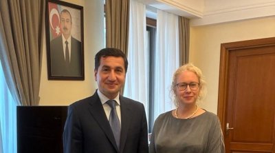 Hikmət Hacıyev İsveç səfiri ilə görüşdü – FOTO