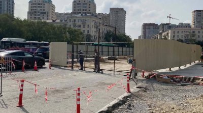 &ldquo;Nərimanov&rdquo; metrosunun hər tərəfi qazıldı - Foto
