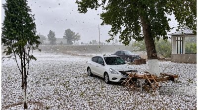 Sədərək rayonuna güclü dolu yağıb