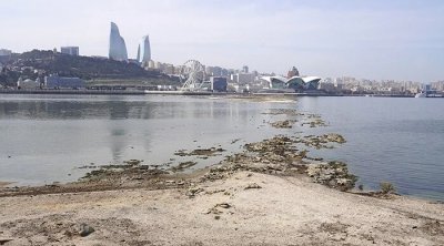 Bu ərazilərdə Xəzər 45 metr geri çəkildi