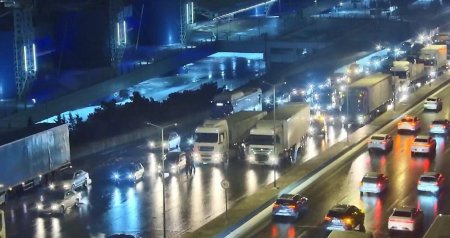 DİQQƏT: Paytaxtda qara görə bu yol bağlandı - FOTO