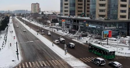 Hazırda Bakı yollarında vəziyyət necədir? - FOTO