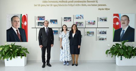 Leyla Əliyeva Şamaxıda inşa olunan körpələr evi-uşaq bağçalarının AÇILIŞINDA - FOTO