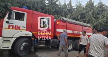 Xaçmazın Palıdlı kəndində anidən şiddətli YANĞIN BAŞLAYIB - FOTO