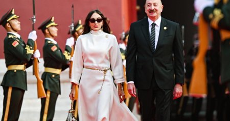 Prezident və birinci xanımın Çindəki paraddan FOTOLARI