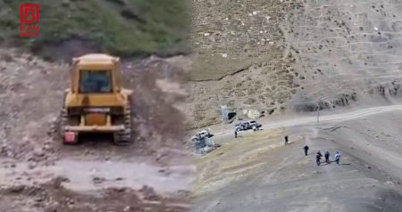 Dağlara aparan YOL – Fermerlər şəxsi büdcələri ilə ölüm riski olan əraziyə YOL çəkdilər – VİDEO