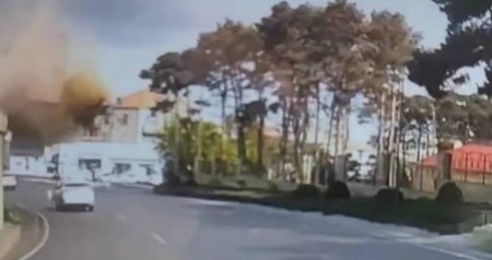 Biləcəridəki dəhşətli qəzanın BAŞVERMƏ ANI - VİDEO