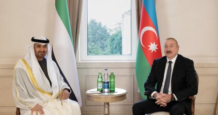 Prezidentlərin Şuşada təkbətək görüşü baş tutdu – FOTO