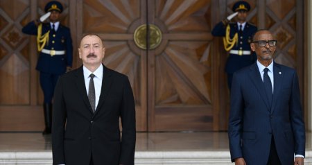 İlham Əliyev Ruanda Prezidentini belə qarşıladı – FOTO/VİDEO