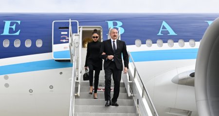 Prezident İlham Əliyev Nyu-Yorka işgüzar SƏFƏR ETDİ- FOTO/VİDEO