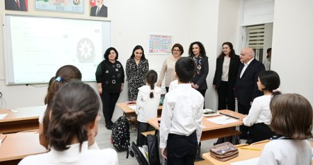 Leyla Əliyeva Bülbül adına Orta İxtisas Musiqi Məktəbində - FOTO