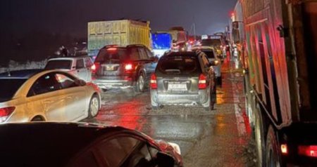 Bakı–Qazax yolundakı sıxlıq aradan qaldırıldı – VİDEO