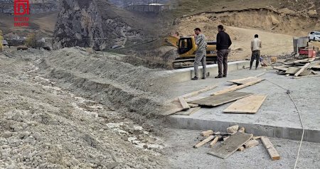 Palçıqlı selin keçdiyi Ləzə kəndində SON VƏZİYYƏT – VİDEO 