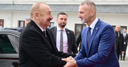 Prezident Slovakiya Milli Şurasının sədri ilə GÖRÜŞDÜ – FOTO