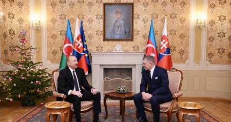 İlham Əliyev Slovakiyanın Baş naziri ilə GÖRÜŞDÜ – FOTO