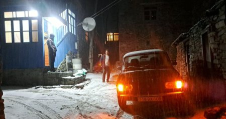 Qubanın dağlıq ərazilərinə QAR YAĞIR - FOTO