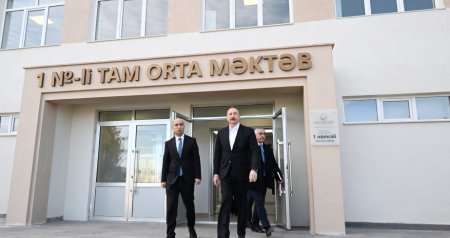 Kərkicahanda tam orta məktəbin binası istifadəyə verildi - FOTO