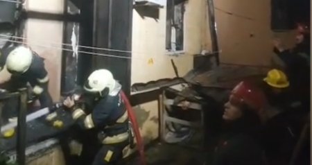 Masazırdakı yanğın SÖNDÜRÜLDÜ - YENİLƏNİB/VİDEO