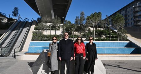 Prezident "Ağ Şəhər"dən paylaşım etdi - VİDEO