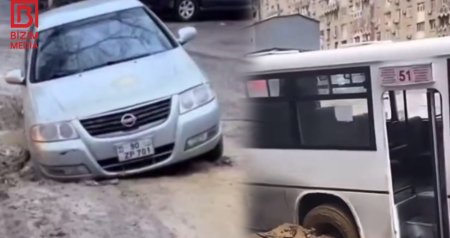 Bir gündə avtomobil və avtobus çuxura düşdü &ndash; Hər iki sürücüyə kompensasiya VERİLƏCƏK?