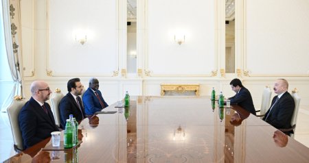 İlham Əliyev &ldquo;Zayed İnsan Qardaşlığı Mükafatı&rdquo; ilə bağlı nümayəndə heyətini qəbul etdi - FOTO/VİDEO