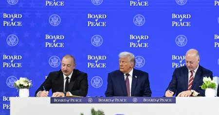 İlham Əliyev Azərbaycanın Sülh Şurasına təsisçi üzv kimi qoşulması ilə bağlı sənədi İMZALADI &ndash; VİDEO