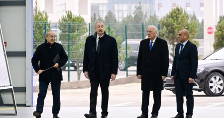 İlham Əliyev Sumqayıtda zavodun açılışında &ndash; FOTO