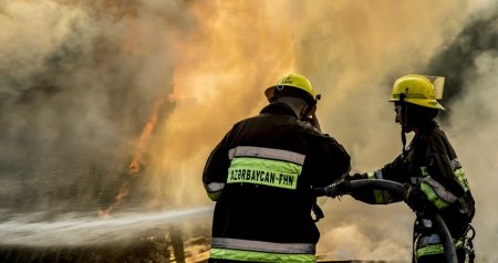 Zaqatalada hoteldə yanğın - XƏSARƏT ALAN VAR