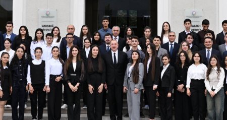 İlham Əliyev: "Biz gənc nəslimizlə haqlı olaraq fəxr edə bilərik" &ndash; FOTO