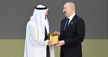 "Zayed İnsan Qardaşlığı Mükafatı"nın təqdimolunma mərasimindən yadda qalan anlar &ndash; VİDEO