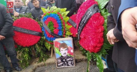 Üzünü görmədiyi, adını daşıdığı şəhid atasını DƏFN etdi - FOTO