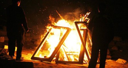 Mingəçevirdə bayram tonqalı yanğına səbəb oldu - ÖZƏL/VİDEO