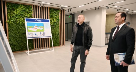 İlham Əliyev "Şirvan Aqro" heyvandarlıq kompleksinin açılışında &ndash; FOTO