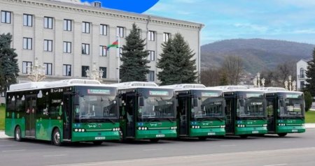 Xankəndi 30 illik işğaldan sonra tədricən canlanır: 3 avtobus marşrutu fəaliyyətə başladı - VİDEO