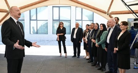 Prezident və birinci xanım Cəbrayılın Şükürbəyli kəndində&ndash; FOTO - VİDEO
