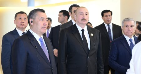 Türk Dünyasının liderləri &ldquo;Həzrət Sultan&rdquo; muzeyində - FOTO