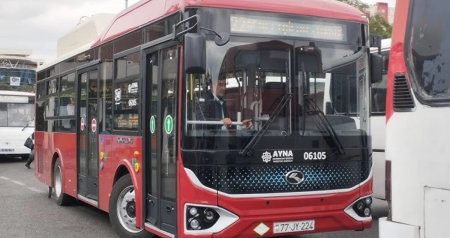 Bakıda daha bir marşrutda bütün avtobuslar yenilənir