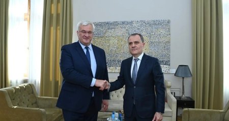 Ceyhun Bayramov və Andrey Sibiqa Kiyevdə DANIŞIQLAR aparırlar