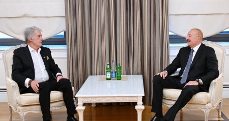 İlham Əliyev Ukraynanın sabiq Prezidenti ilə görüşdü &ndash; FOTO
